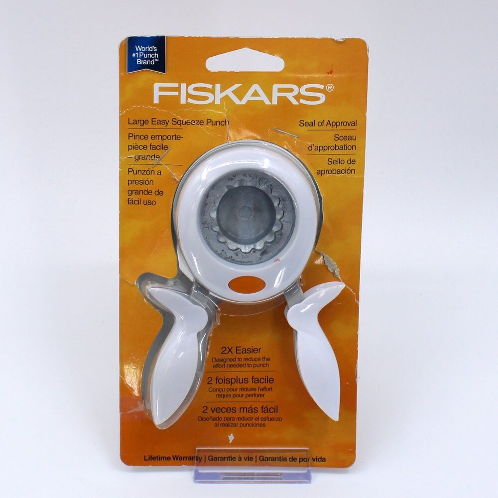 Fiskars Seal of Approval Large Easy Squeeze Punch